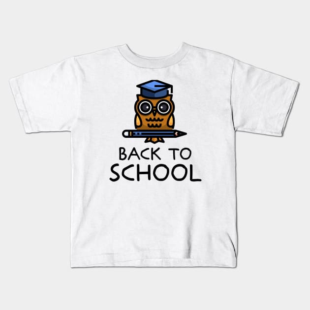 Back to school Kids T-Shirt by abed